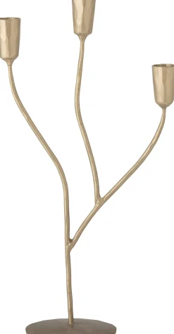 Online Lorine Lysestage H42 cm, Guld Lysestager