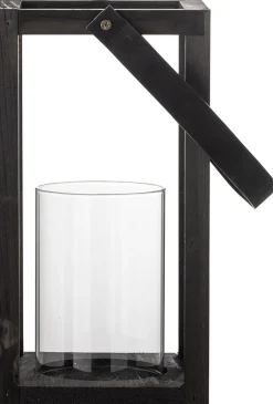 Best Lyra Lanterne m. Glas H, Sort Lanterner