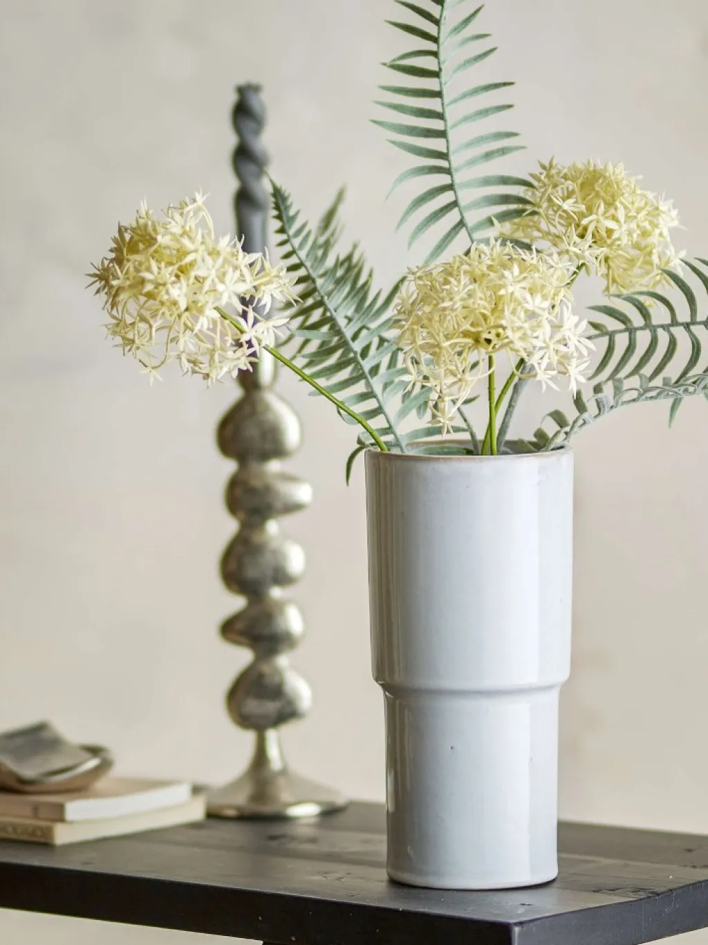 Best Marji Vase H24 cm, Hvid Stue|Vaser