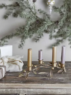 Outlet Bloomingville Mirabel Lysestage H7,, Guld