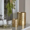 Bloomingville Julelys > Mista Fyrfadsstage H17,5 cm, Guld