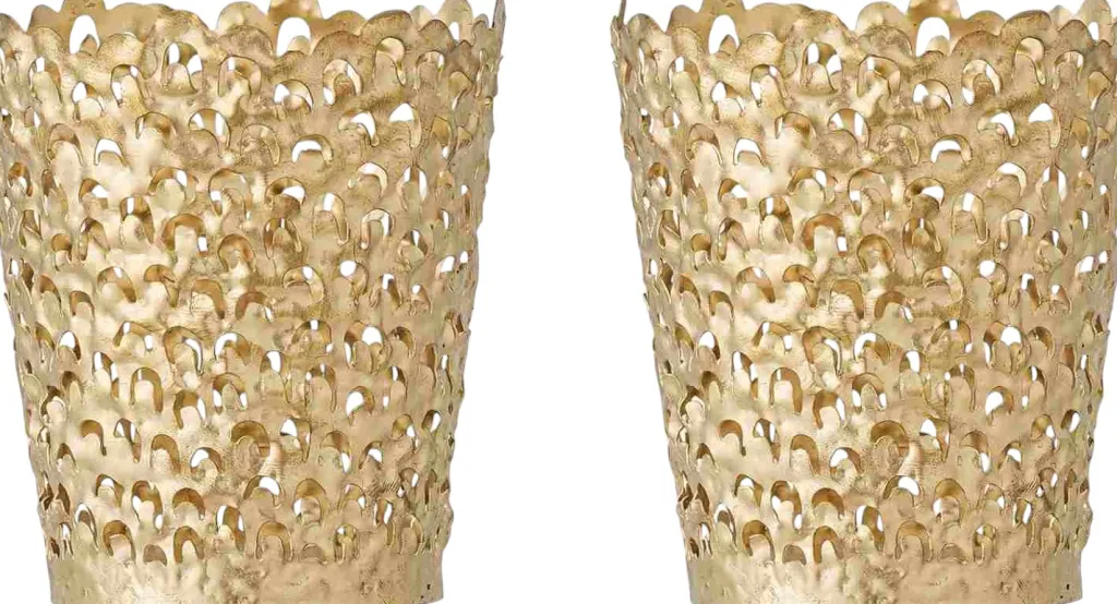 Best Mizou Fyrfadsstage H8,5 cm, Guld Julelys