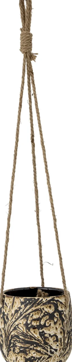 Discount Bloomingville Moghis Urtepotteskjuler Hængende H13 cm, Brun