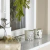 Clearance Bloomingville Myr Fyrfadsstage 2 stk. H7,5 cm, Hvid