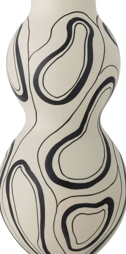 New Bloomingville Nicola Vase H34 cm, Sort