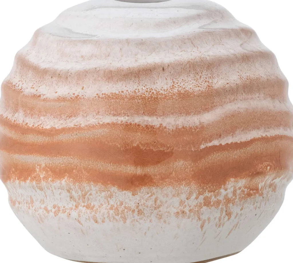 Paula Lysestage H10 cm, Orange Lysestager
