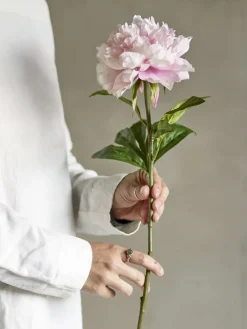 New Bloomingville Peony Kunstig Stilk 66 cm, Rosa
