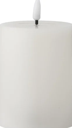 Clearance Bloomingville Ponza Bloklys LED ?7,5/H10 cm, Hvid
