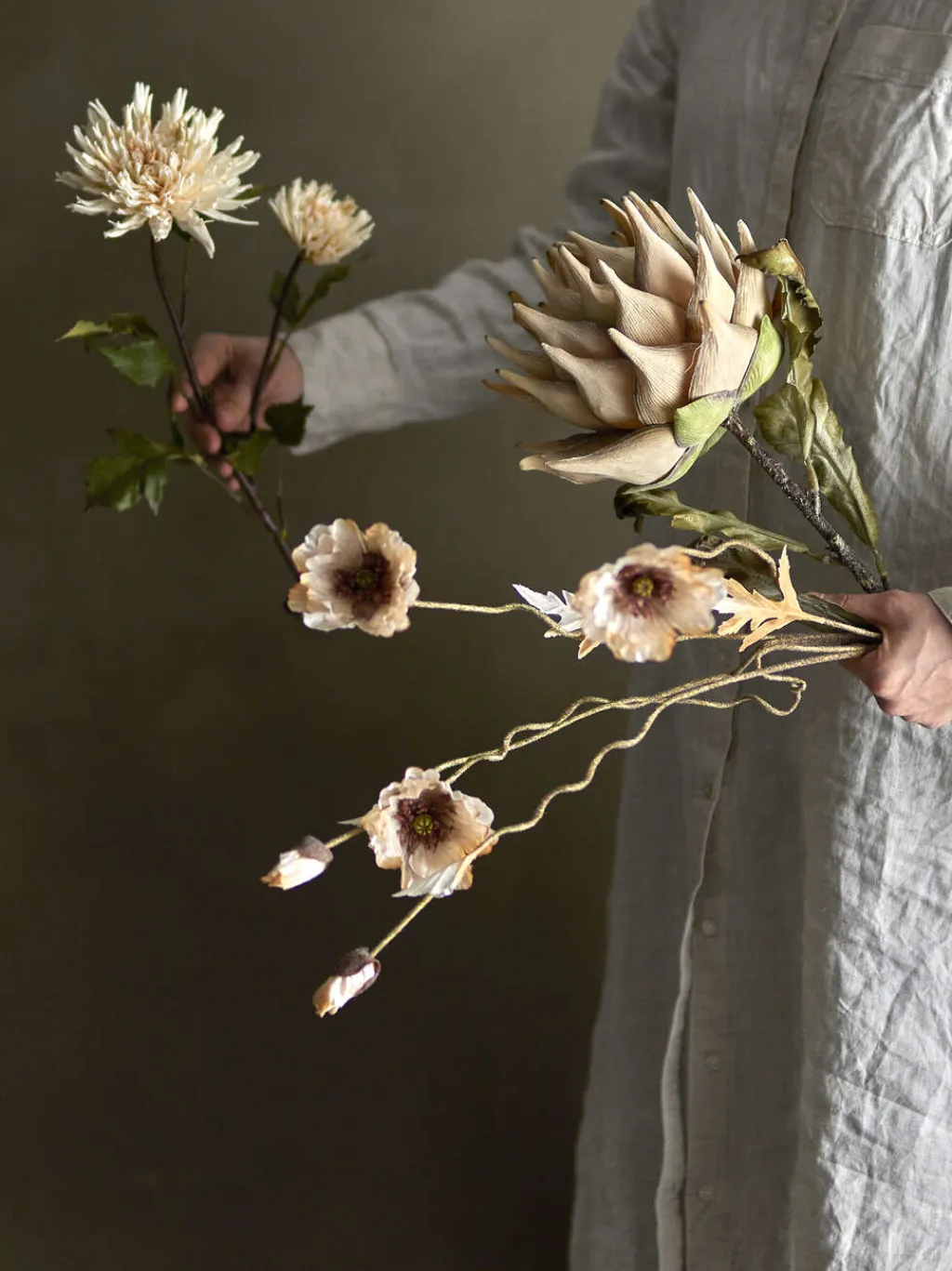 Protea Kunstig Stilk 76 cm, Stue