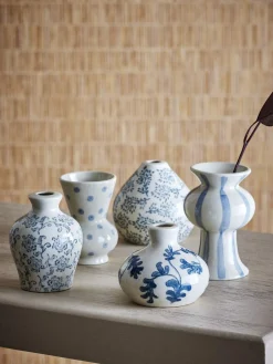New Quinto Vase 5 stk, Blå Vaser