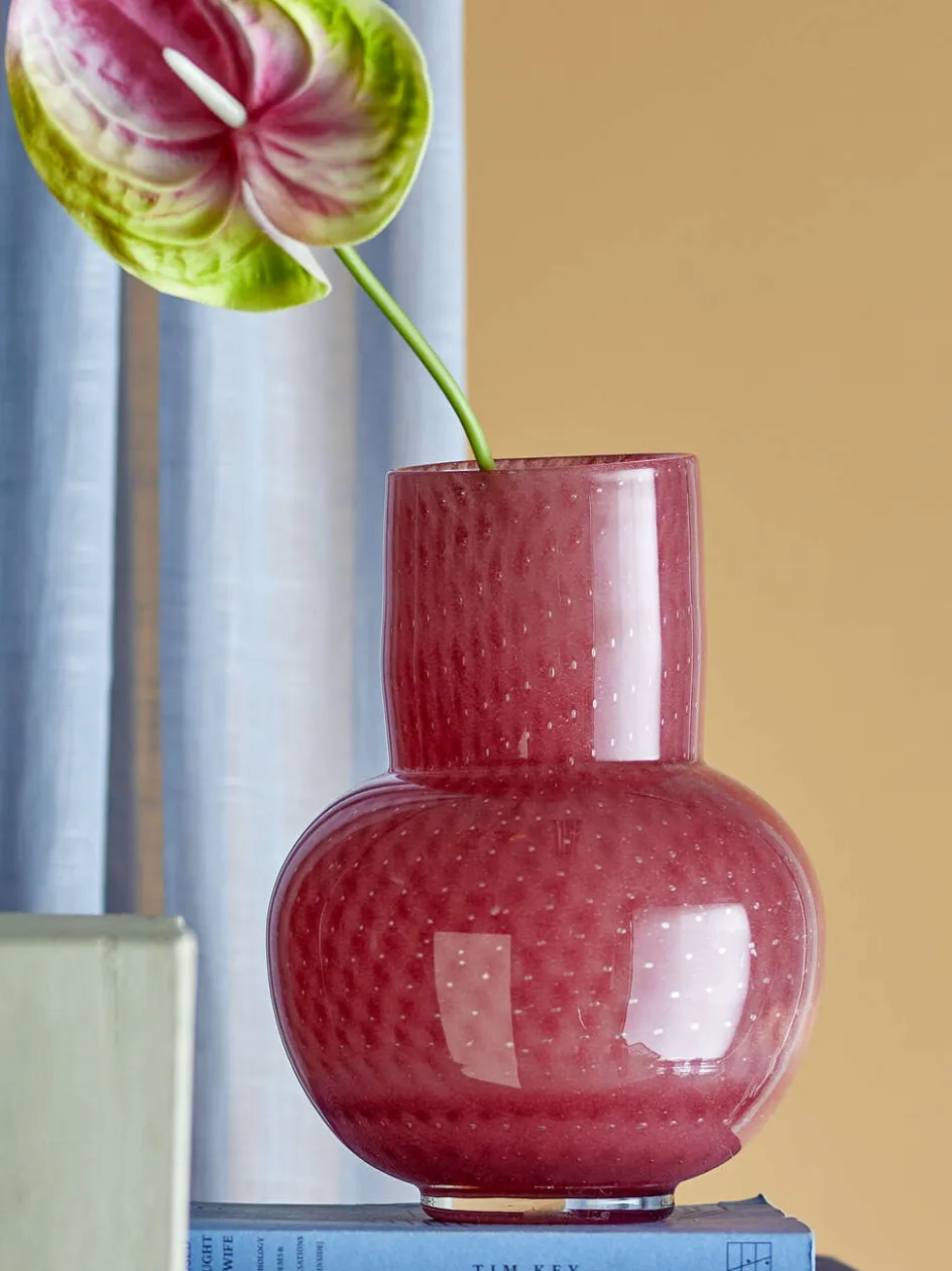 Discount Bloomingville Roscoe Vase H21,5 cm, Rosa