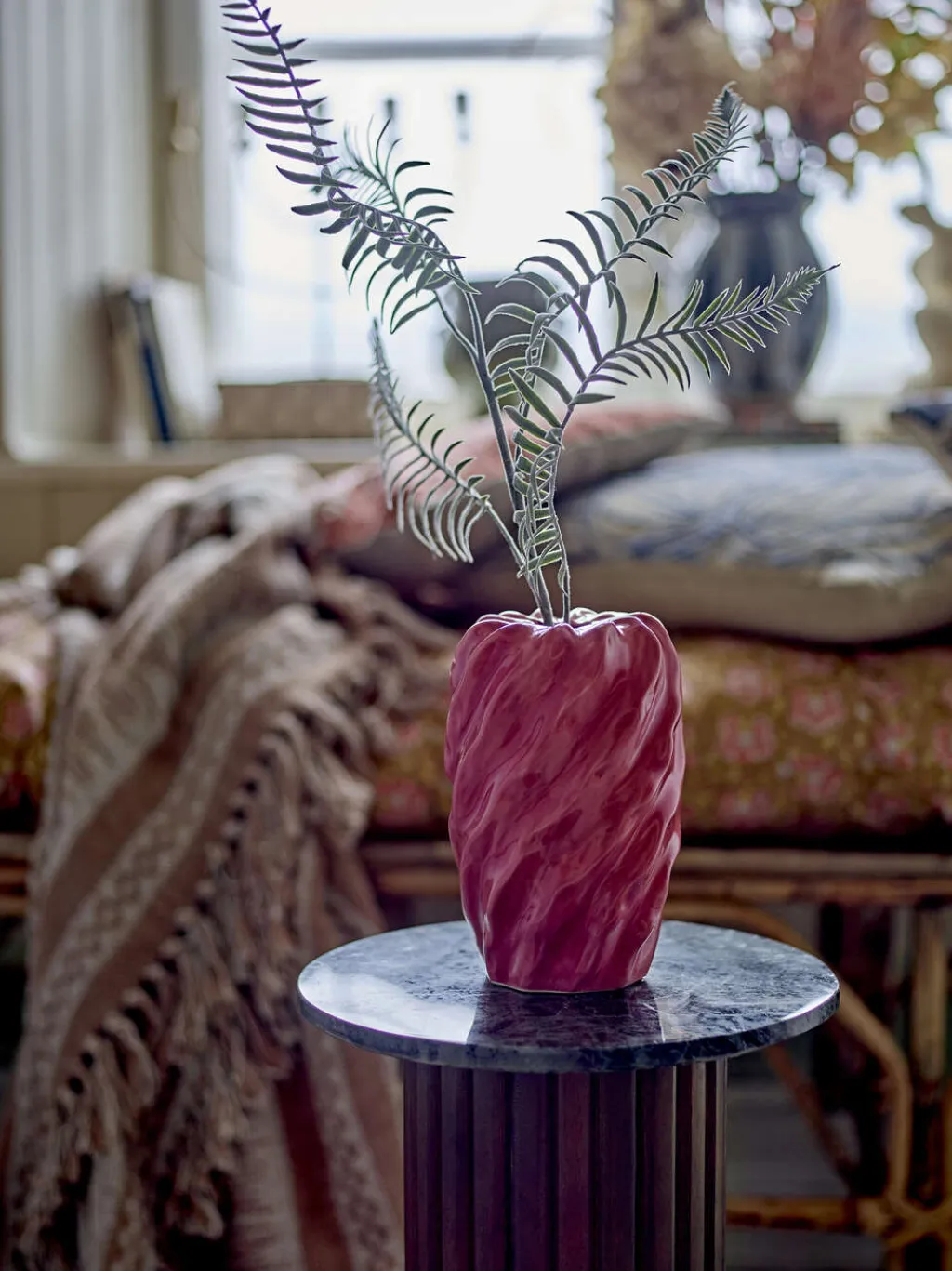 Online Rowena Vase H19 cm, Rosa Stue|Vaser