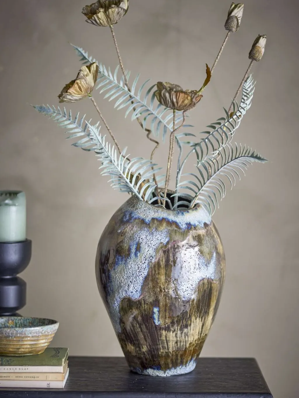 Bloomingville Stue|Vaser > Senja Vase H31,5 cm, Brun
