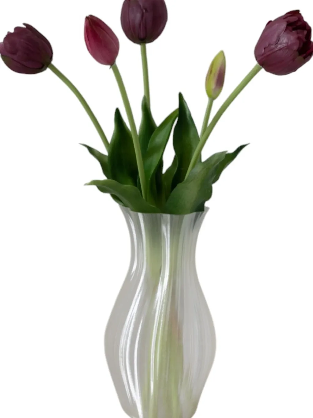 BLOOM OBJECTS Stue > Kunstige Fyldte Tulipaner Buket 40 cm,