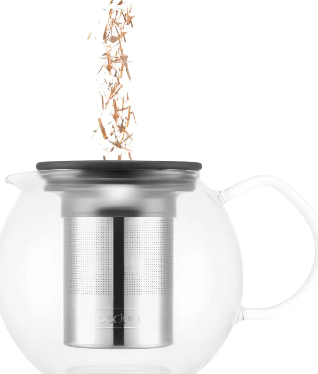 Outlet ASSAM Tekande m. Stålfilter , Forkromet Tekander