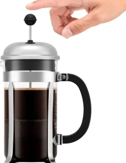 New Bodum CHAMBORD Stempelkande 8 Kopper 1 L, Forkromet