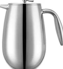 New Bodum COLUMBIA Dobbeltvægget Stempelkande 8 Kopper 1 L, Forkromet