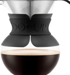 Bodum Stempelkander > POUR OVER Kaffebrygger m. Filter 4 Kopper 0,5 L, Sort