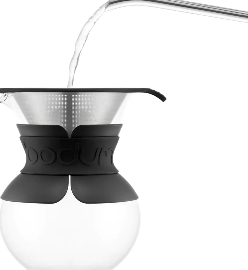 Bodum Stempelkander > POUR OVER Kaffebrygger m. Filter 4 Kopper 0,5 L, Sort