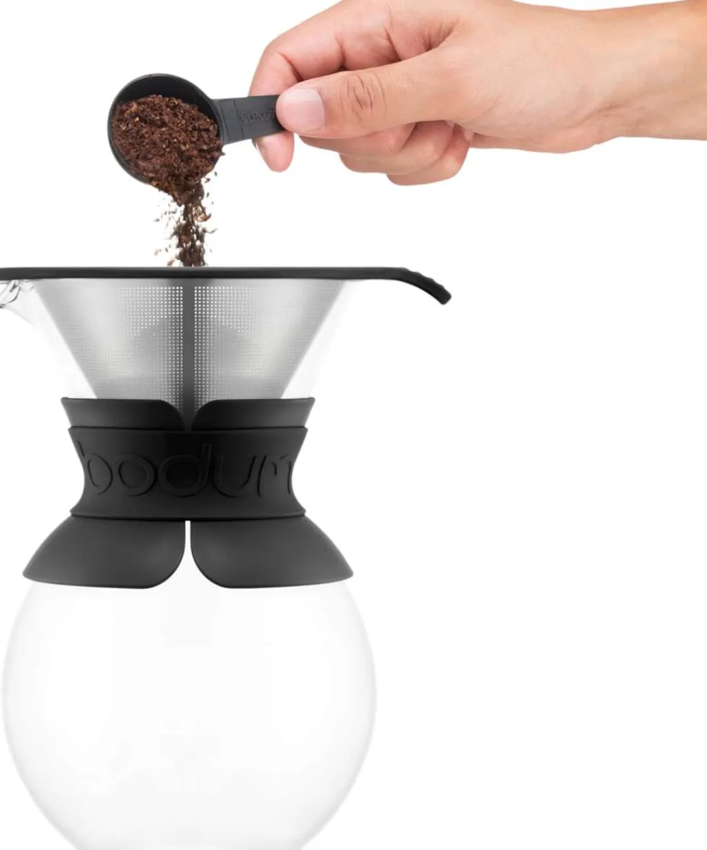 Bodum Stempelkander > POUR OVER Kaffebrygger 8 Kopper 1 L, Sort