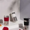 Discount Bodum TRAVEL MUG Rejsekrus m. Låg 35 cl, Rød/Krom