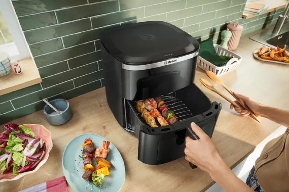 Hot Bosch Serie 6 Air Fryer m. Rist 7,2 L, Sort