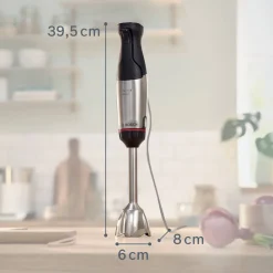 New Serie 6 ErgoMaster Stavblender 1000W inkl. 5 stk. Tilbehør, Rustfrit Stål Blendere Og Mixere