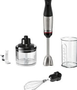 New Serie 6 ErgoMaster Stavblender 1000W inkl. 5 stk. Tilbehør, Rustfrit Stål Blendere Og Mixere