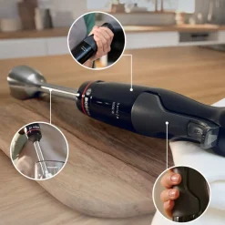 New Bosch Serie 4 ErgoMaster Stavblender 1000W inkl. 4 stk Tilbehør, Sort