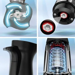 Serie 6 ErgoMaster Stavblender 1000W inkl. 9 stk. Tilbehør, Rustfrit Stål Blendere Og Mixere