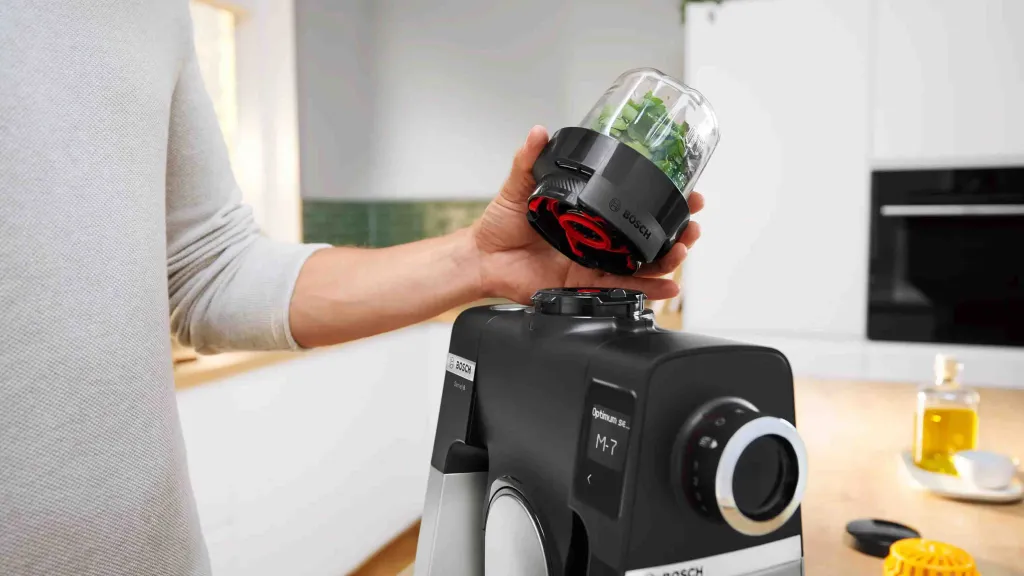 Bosch Røremaskiner Og Tilbehør > Serie 6 Minihakker inkl. 2 stk Tilbehør, Transparent