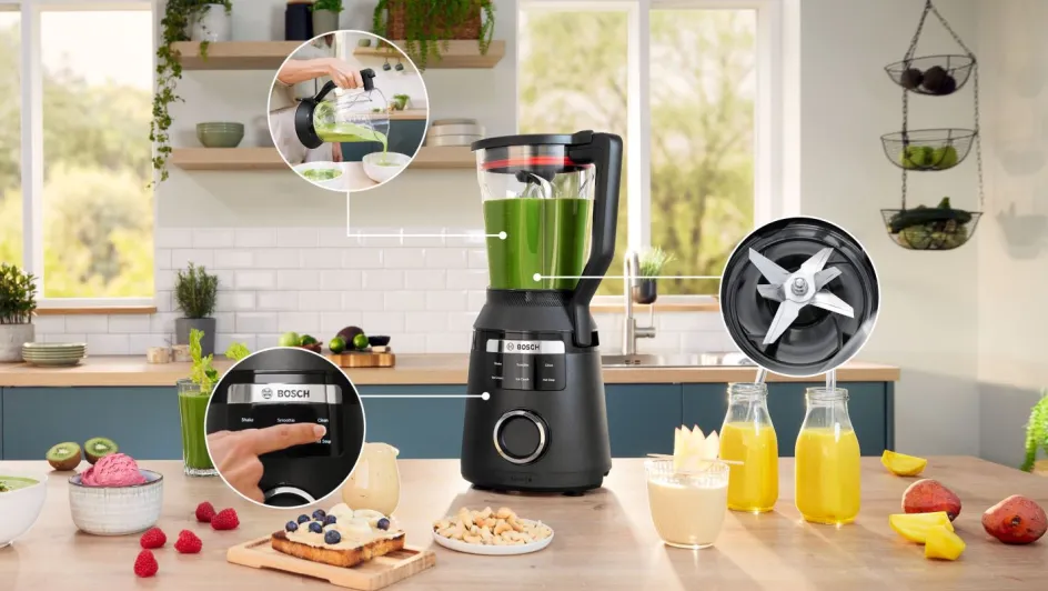 Discount Bosch Vitapower Serie 6 Blender 1800W m. Stopper, Sort