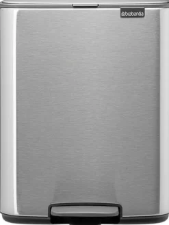 Best Brabantia Bo Pedalspand , Fingerprint Proof Mat Stål