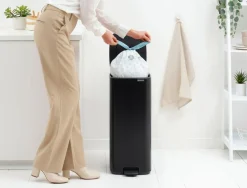 Sale Brabantia Bo Pedalspand , Mat Sort
