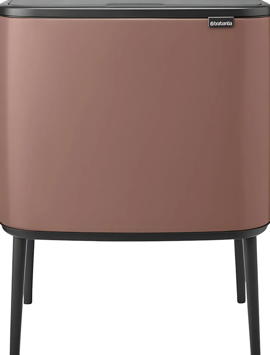 Best Brabantia Bo Touch Affaldsspand 11+23 L, Satin Taupe