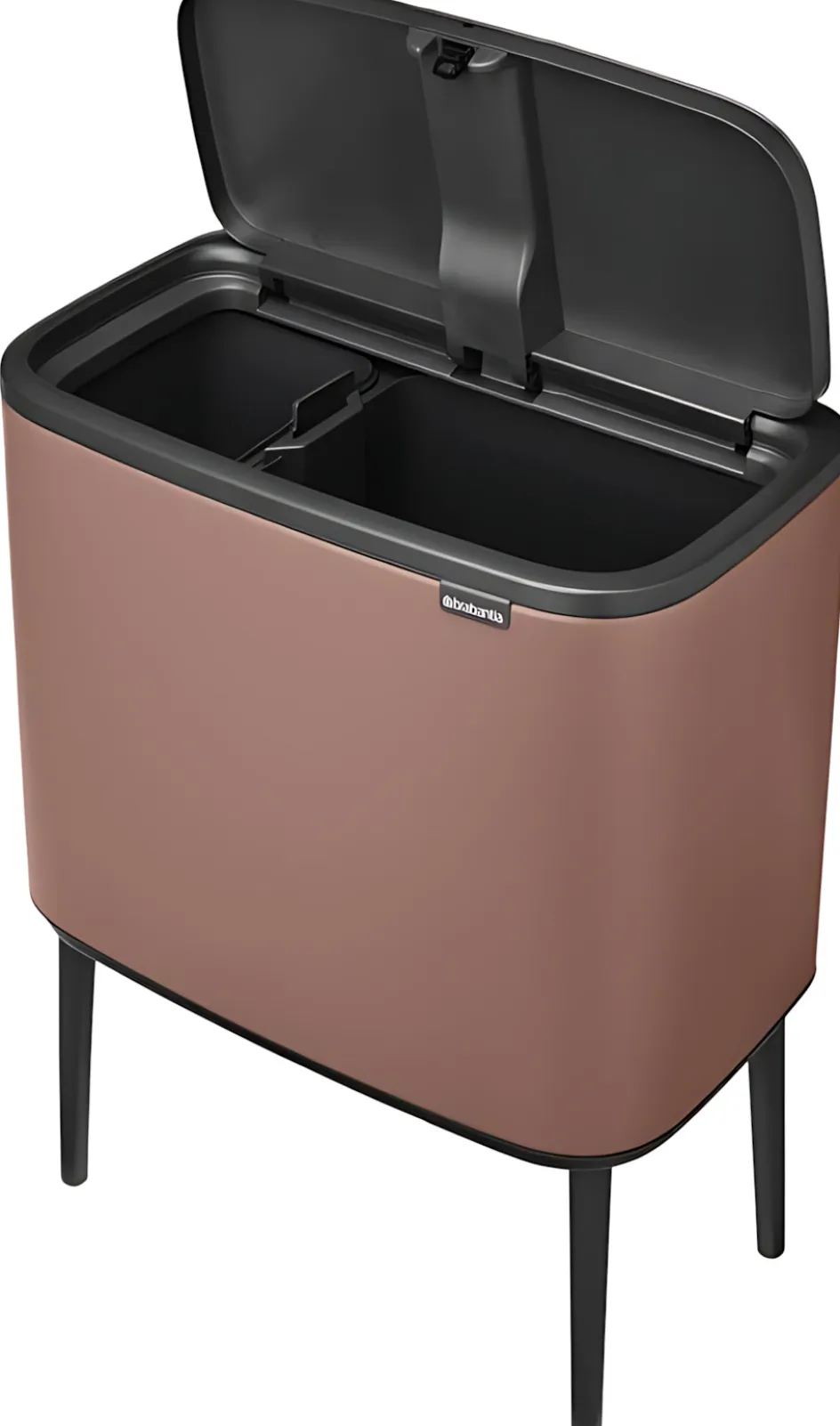 Best Brabantia Bo Touch Affaldsspand 11+23 L, Satin Taupe