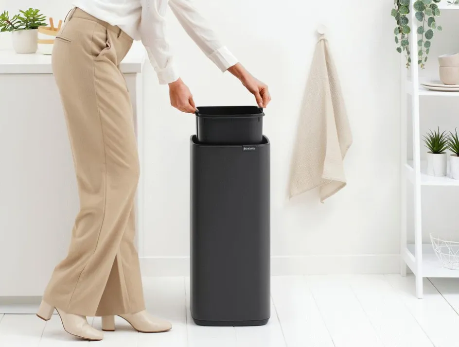 New Brabantia Bo Touch Affaldsspand 30 L, Mineral Infinite Grey