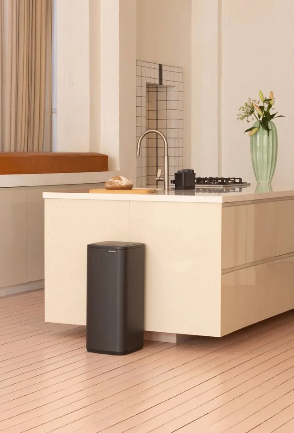 New Brabantia Bo Touch Affaldsspand 30 L, Mineral Infinite Grey