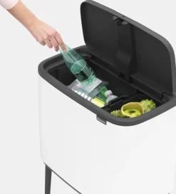 Online Brabantia Bo Touch Affaldsspand 11+23 L, Hvid