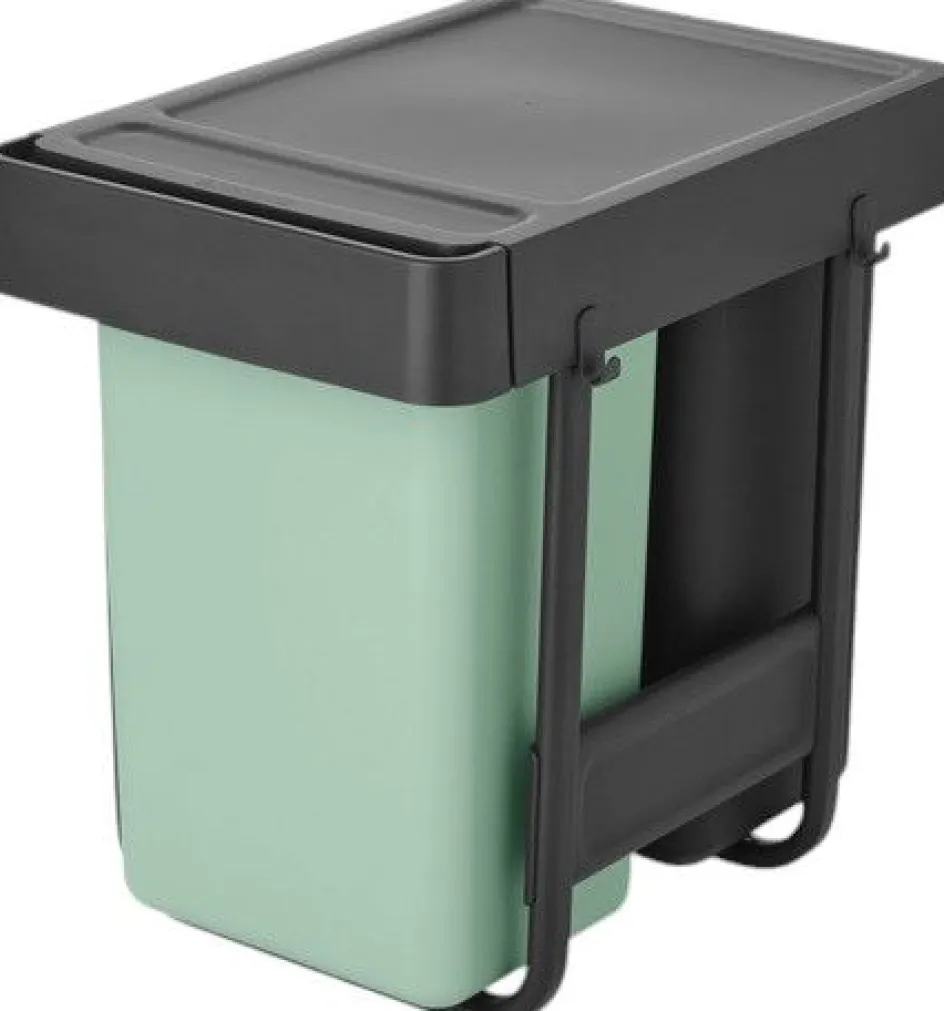 Brabantia Built in bin Sort&Go Affaldssortering Indbygningsmodul , Dark Grey