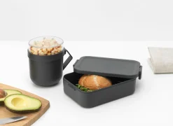 Brabantia Opbevaring Til Køkkenet|Madkasser Og -Poser > Make & Take Krus og Madkasse , Mørk Grå