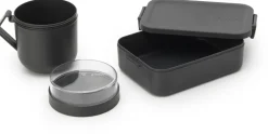 Brabantia Opbevaring Til Køkkenet|Madkasser Og -Poser > Make & Take Krus og Madkasse , Mørk Grå