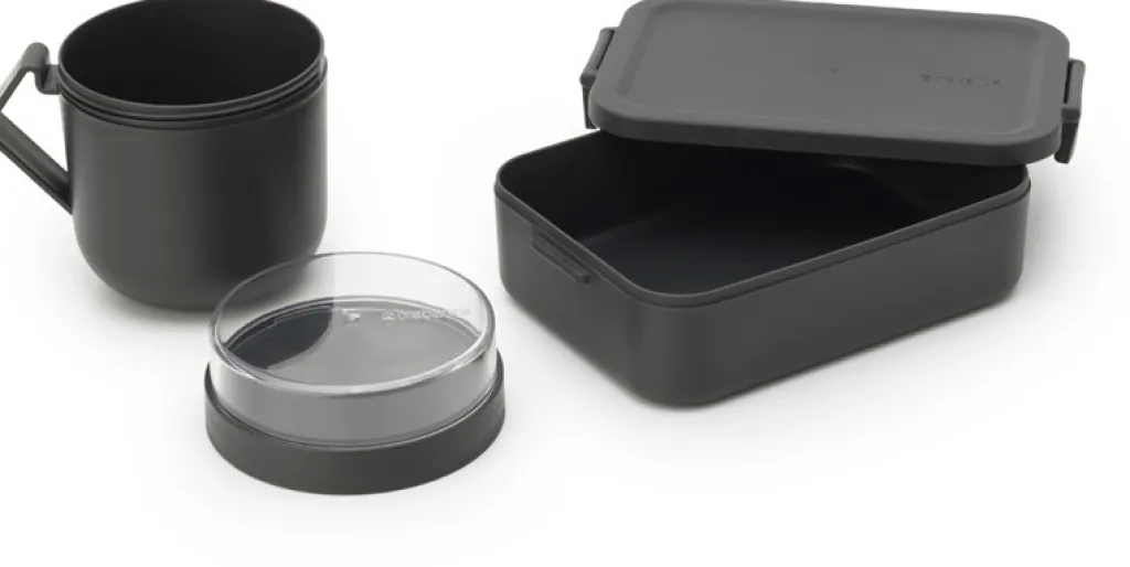 Brabantia Opbevaring Til Køkkenet|Madkasser Og -Poser > Make & Take Krus og Madkasse , Mørk Grå
