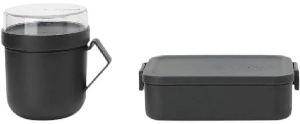 Brabantia Opbevaring Til Køkkenet|Madkasser Og -Poser > Make & Take Krus og Madkasse , Mørk Grå
