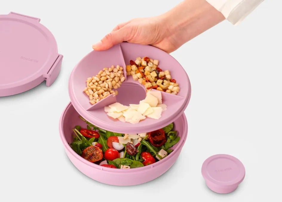 Clearance Brabantia Make & Take Salatskål Ø21,5 cm, Lilac Pink
