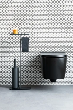 Discount Mindset Toilet Butler m. Silikonebørste, Mineral Infinite Grey Badeværelse