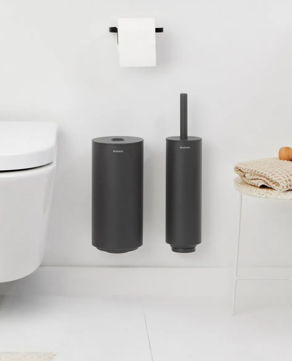 New Brabantia Mindset Toilettilbehørssæt 3 Dele, Mineral Infinite Grey