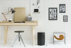 Clearance Brabantia NewIcon Pedalspand , Mat Sort