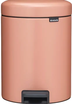 Sale Brabantia Newlcon Pedalspand 5 L, Warm Copper