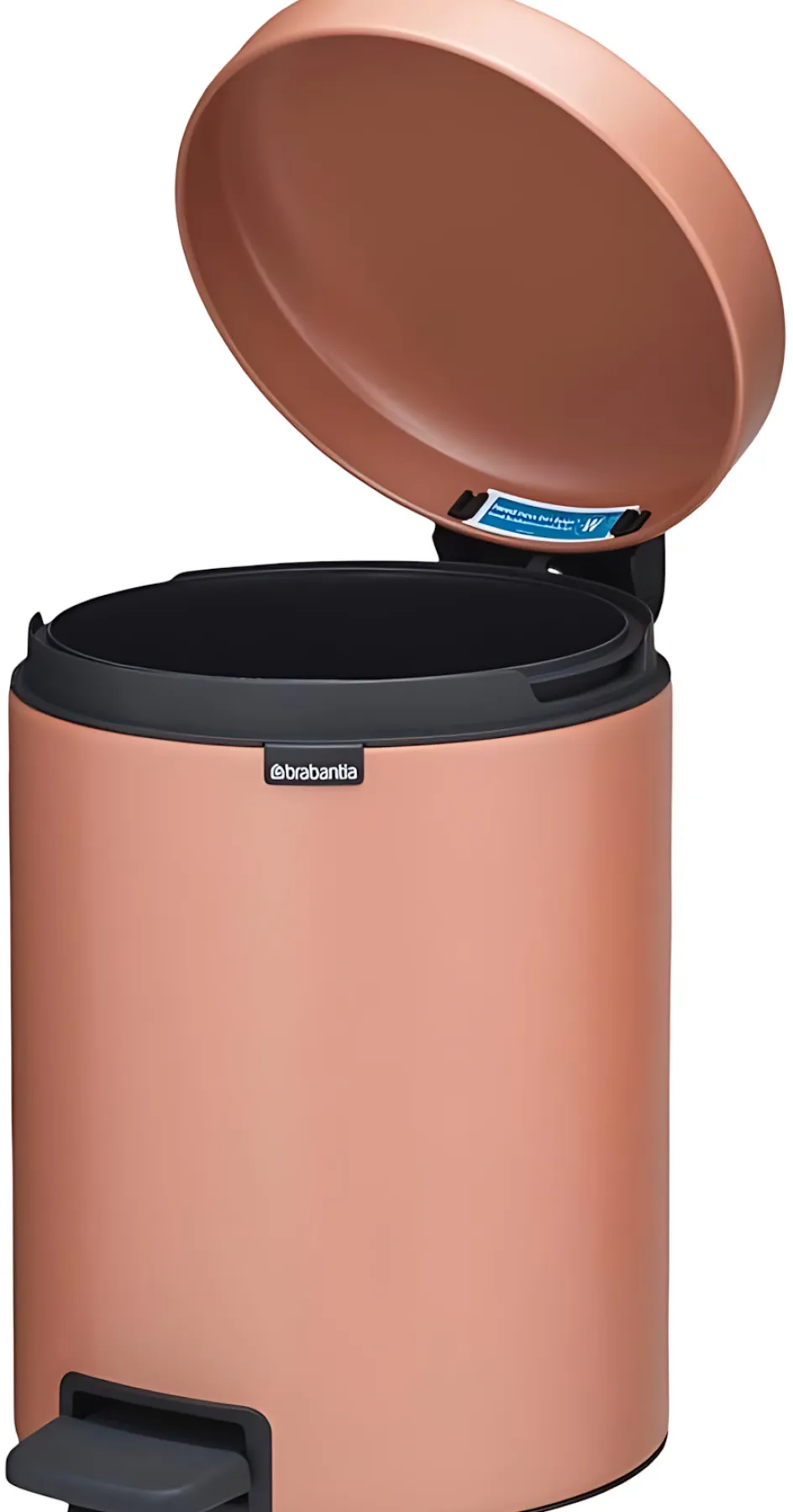 Sale Brabantia Newlcon Pedalspand 5 L, Warm Copper